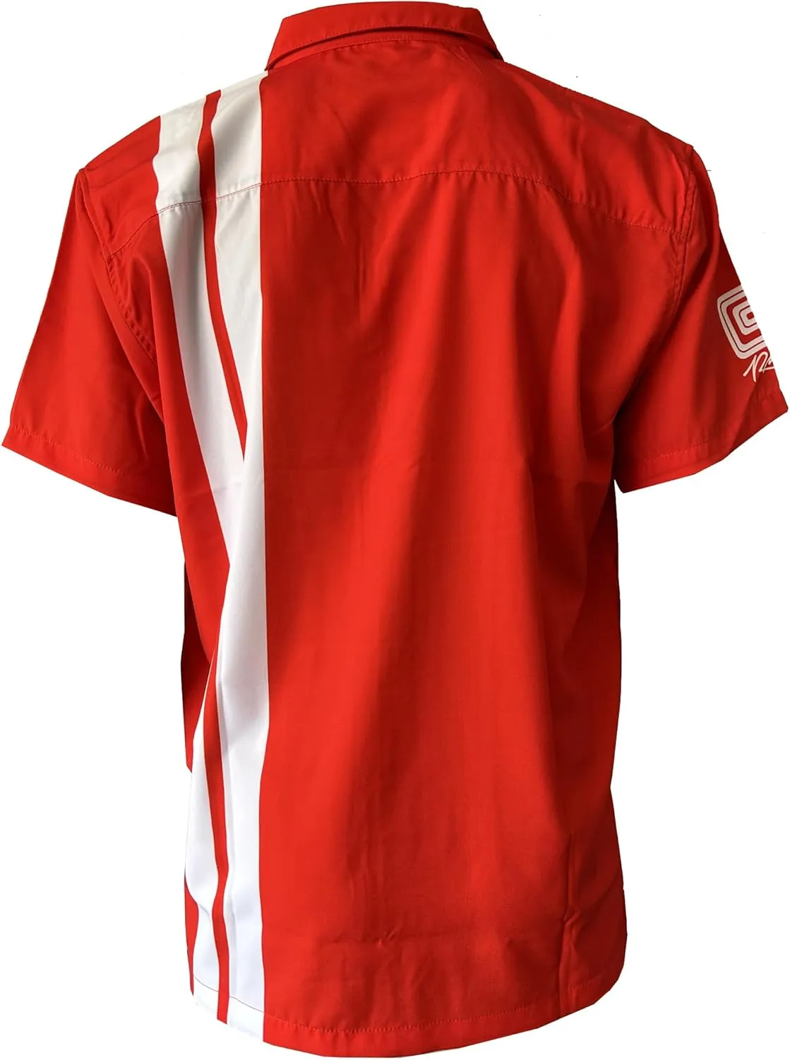 Carroll Shelby Cobra Stripe Camp Shirt - Cuban, Cabana Style Button-Up Shirt