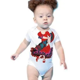 JUST ADD A KID Romper One-Piece Flamenco Dancer - up to 12 Months