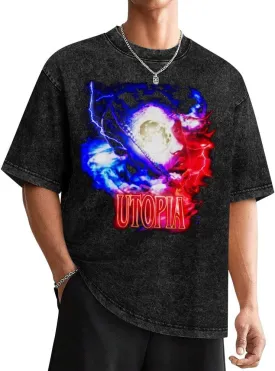 Mans Crewneck Short Sleeve Funny Shirt
