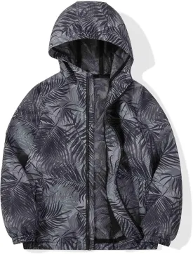 SUNDAY ROSE Boys Windbreaker Jacket Hooded Lightweight Windroof Water-resistant Outdoor Coats for Kids