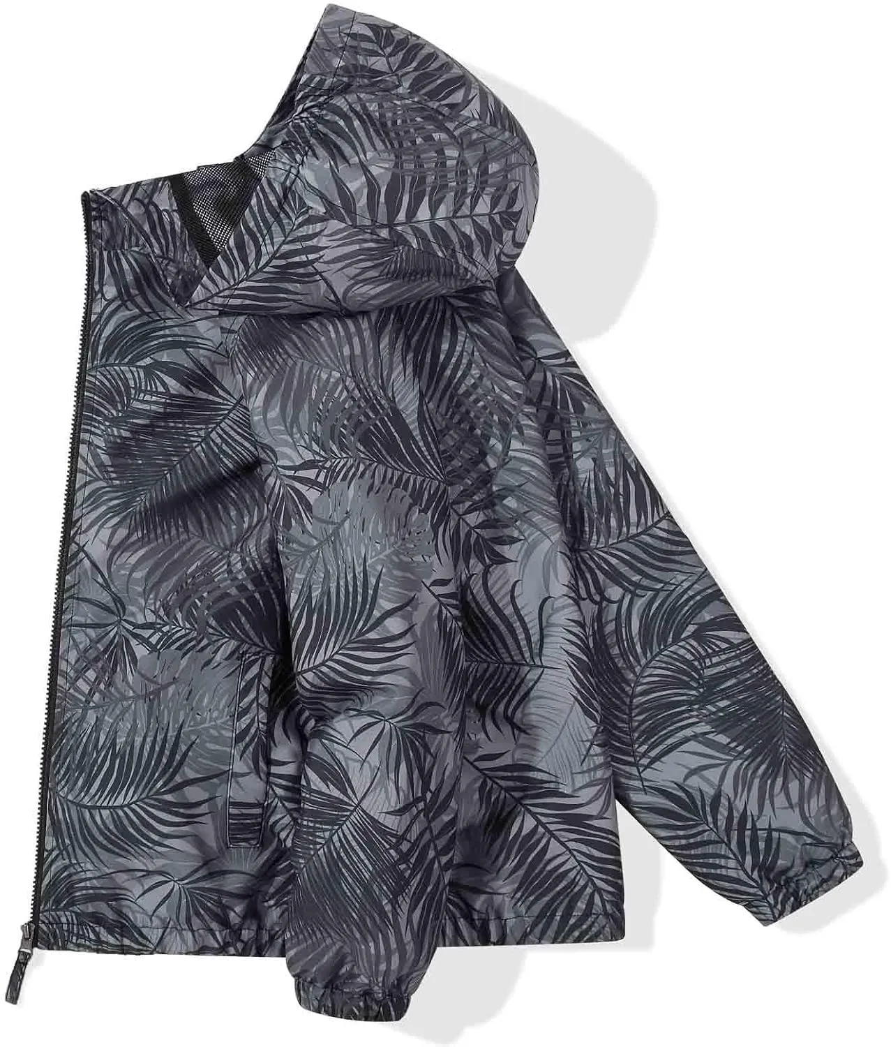 SUNDAY ROSE Boys Windbreaker Jacket Hooded Lightweight Windroof Water-resistant Outdoor Coats for Kids